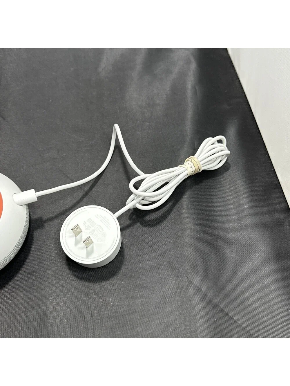Google Home Mini Smart Speaker H0A 1st Gen w/ Power Adapter - Chalk
